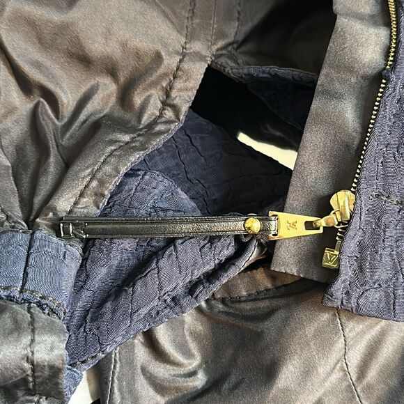 Louis Vuitton halter blue silk lining cut out back top size 38 - Picture 13 of 14